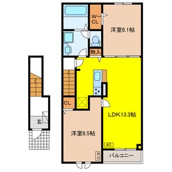 セシルの物件間取画像